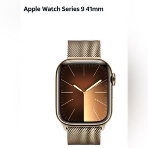 Apple Watch Series 9 - 41mm - 64 GB - Gold with Cellular + Blood Oxygen App